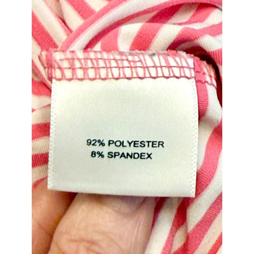 Peter Millar Pink/White Summer Comfort Competition Stripe Polo Size XL 🏌️‍♂️🩷⛳ - Picture 14 of 16
